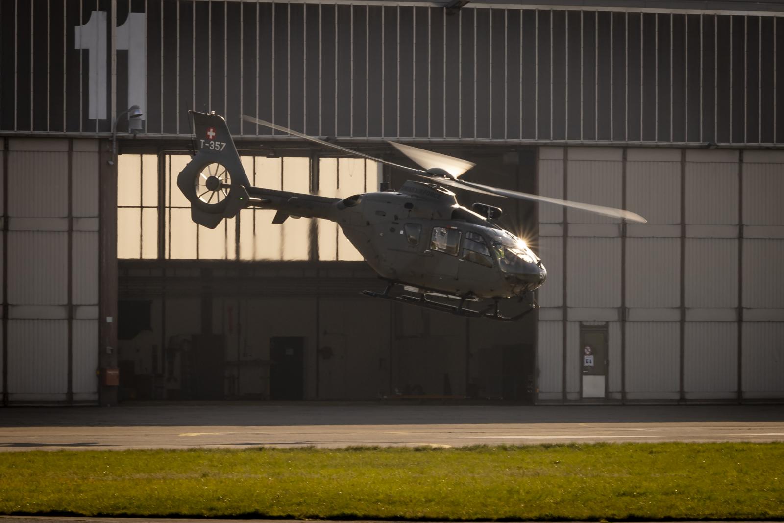 Auf der Luftwaffenbasis Dübendorf sind heute noch Helikopter stationiert.  