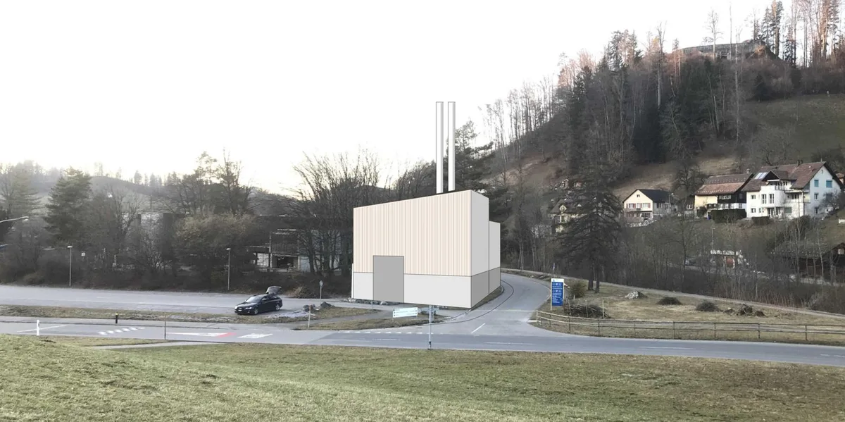 heizzentrale-holzwaermeverbund-bauma-visualisierung-2_preview So könnte die Heizzentrale beim Schulhaus Altlandenberg dereinst aussehen.