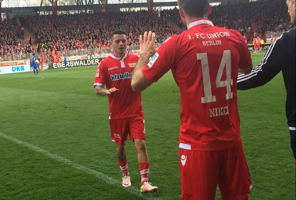 Lange Zeit musste sich der Ustermer Adrian Nikci beim 1. FC Union Berlin mit Teileinsätzen zufrieden geben. (Bild: Twitter/@fcunion)