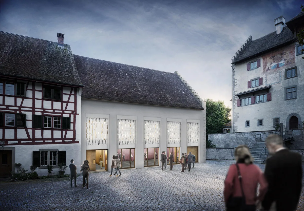 160921_aussenbild_staifassade So soll das Landenberghaus aussehen, wenn es im Sommer 2019 eröffnet wird.
(Visualisierung: zvg)