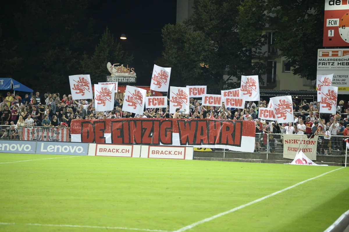 Die Fans des FC Winterthur reisen am 12. oder 13. August ins Tessin. (Bild: Damian Keller)