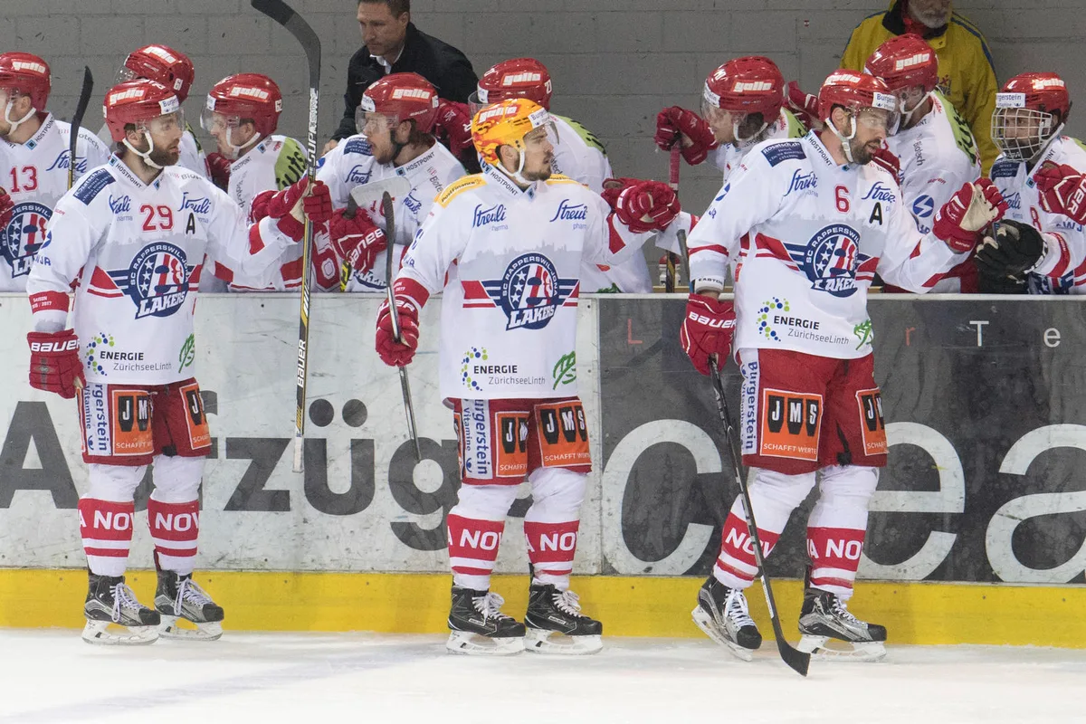 Siegreiche Rapperswil-Jona Lakers. (Symbolbild: Archiv)