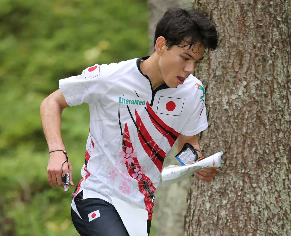 Ein Fällander für Japan am Start: Sebastian Baumann am Weltcup-Final in Grindelwald. (Bild: steineggerpix.com/Rémy Steinegger)