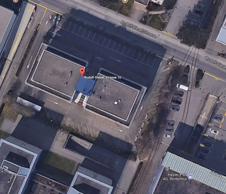 Die Liegenschaft an der Rudolf-Diesel-Strasse 10 in Winterthur. 

(Screenshot: Google Maps)