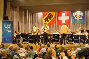 sbmu_radiowettbewerb2017 Die Schlossberg Musikanten Uster wurden beim Radiowettbewerb nur knapp geschlagen. (Bild: zvg), Die Schlossberg Musikanten Uster wurden beim Radiowettbewerb nur knapp geschlagen. (Bild: zvg)