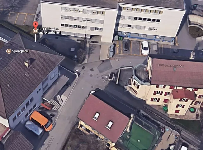osttor Der Vortrag findet am Äusseren Rettenbach 4 im Osttor statt.
(Screenshot: Google Maps)