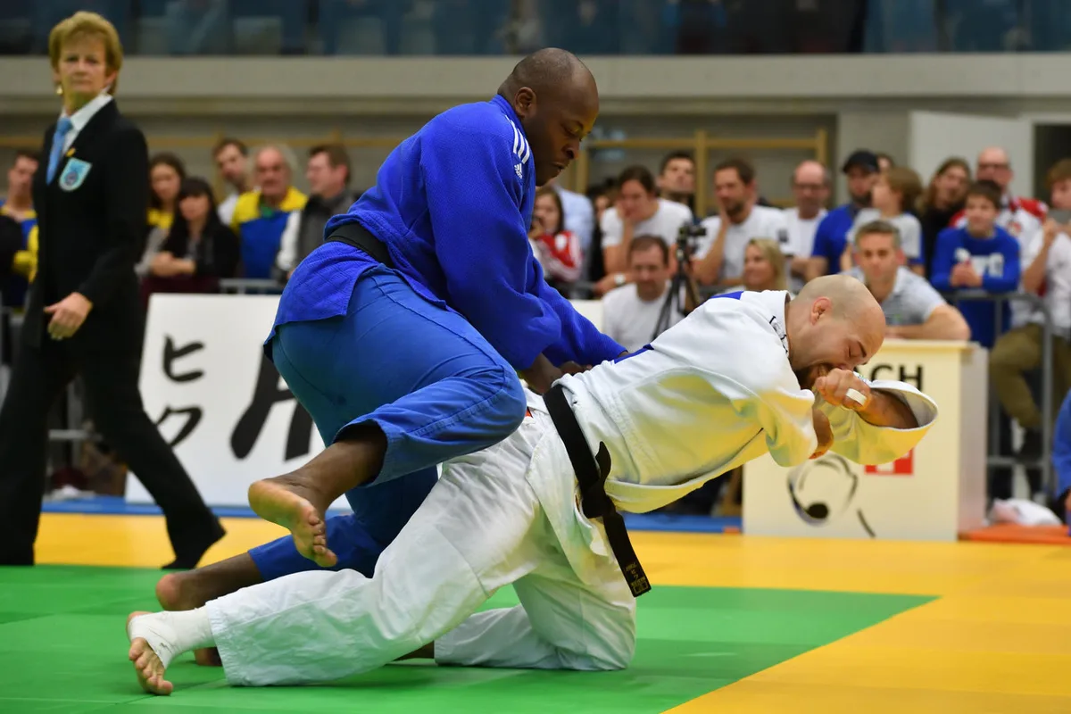 30598783254_62b7282aab_o Ein Punktgarant für den JC Uster: Fabius Igor Mbakom Tchiengang (links) im letztjährigen Final gegen Brugg. (Bild: SJV/Marcel Zimmermann), Auf die Unterstützung ihrer Fans dürften die Ustermer auch in Crissier zählen. (Bild: SJV/Marcel Zimmermann), Raphael Erne (in blau) zählt zu den Ustermer Hoffnungsträgern. (Bild: SJV/Marcel Zimmermann)