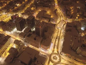 usterbynight Blick aus der Vogelperspektive auf die verschneite Stadt Uster. (Bild: Bruno Bachmann), Blick aus der Vogelperspektive auf die verschneite Stadt Uster. (Bild: Bruno Bachmann), Blick aus der Vogelperspektive auf die verschneite Stadt Uster. (Bild: Bruno Bachmann), Blick aus der Vogelperspektive auf die verschneite Stadt Uster. (Bild: Bruno Bachmann)
