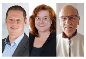 kandidatenschulpflege Die drei Kandidaten für das Schulpräsidium: Yves Krismer, Sabine Wegmann und Peter Schnetzler. (Fotos: PD)