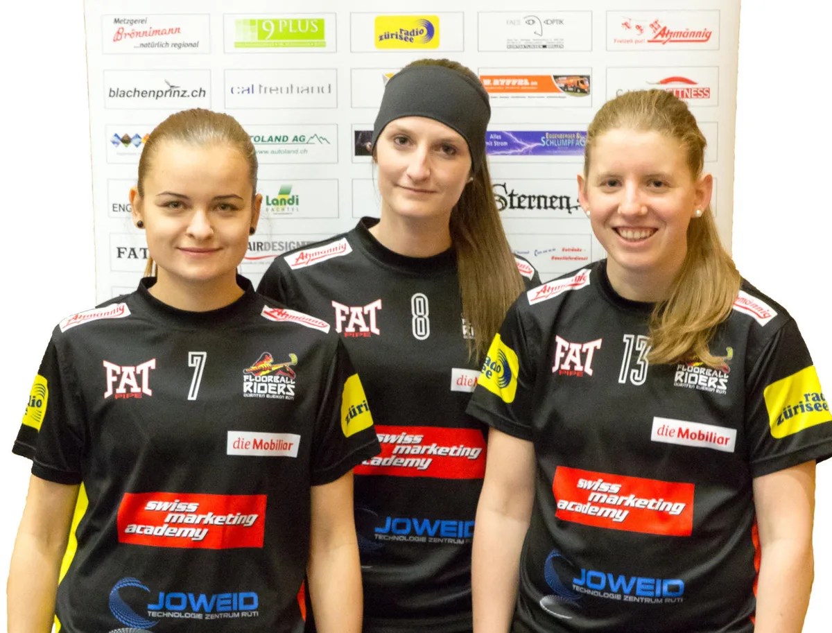 ridersmaedelsneu Weiter bei den Riders: Malgorzata Jablonowska (von links), Pascale Pfister und Anja Werz. (Foto: PD)