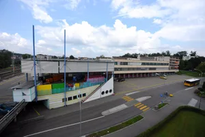 2298633 Die Hauptsammelstelle an der Dammstrasse in Uster. Diese soll... (Foto: David Kündig), ...2024 von der neuen Sammelstelle in der Loren abgelöst werden. (Foto: Seraina Boner)