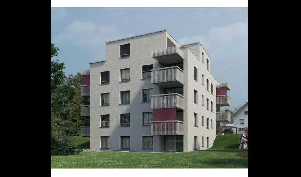 Die Wohnungen sind verhältnismässig klein und deshalb günstig., Teil der Überbauung sind auch Grünflächen, hier der Tulpenpark., Aufgrund der Lage werden die Bewohner kaum Strassenlärm wahrnehmen.
