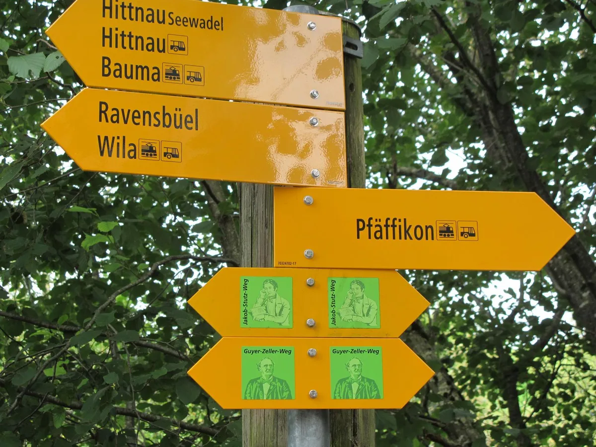js4 Der Jakob-Stutz-Weg ist als Kulturwanderweg ausgeschildert.