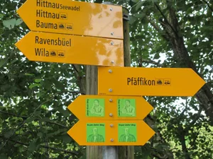 js4 Der Jakob-Stutz-Weg ist als Kulturwanderweg ausgeschildert.