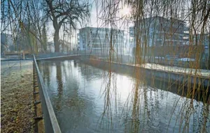 aabach Das Wassergesetz ermöglicht auch im städtischen Raum, wie hier in Uster, einen Ausgleich von Natur und Wohnen.