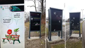 stele Die Anzeigetafeln werden diese Woche abmontiert.