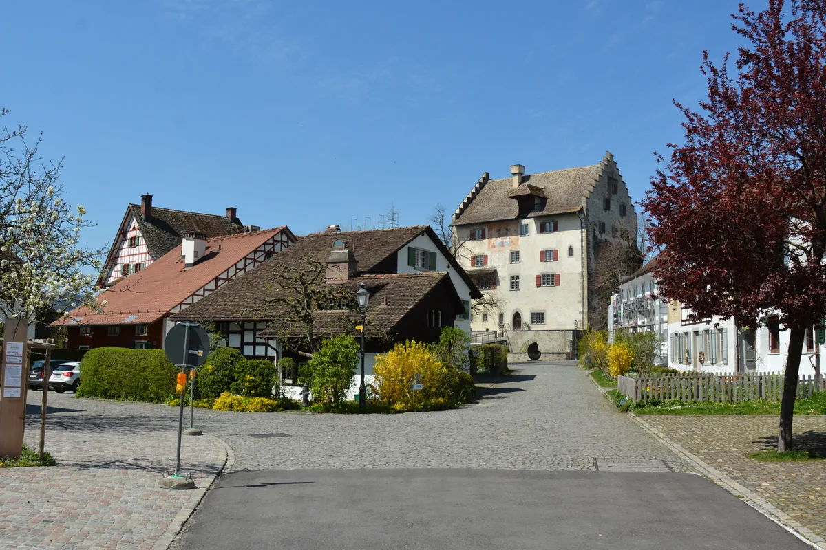 Das Städtli wird im Herbst am «Europäischen Tage des Denkmals» im Fokus sein., Links das Schloss Greifensee und rechts das Landenberghaus mit Pfarrhaus., Das Städtli wird im Herbst am «Europäischen Tage des Denkmals» im Fokus sein.