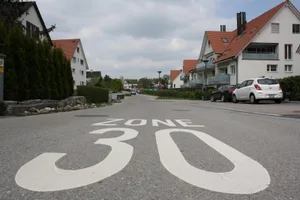 img_9700 «Mehr Hindernisparcours als Strasse»: Gemeinderätin Tanja Boesch (EVP) über die Tempo-30-Zone in Gockhausen.