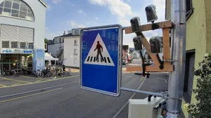 verkehrsueberwachung_bahnhofstrasse Mit der Messung wird der sogenannte V85-Wert ermittelt.