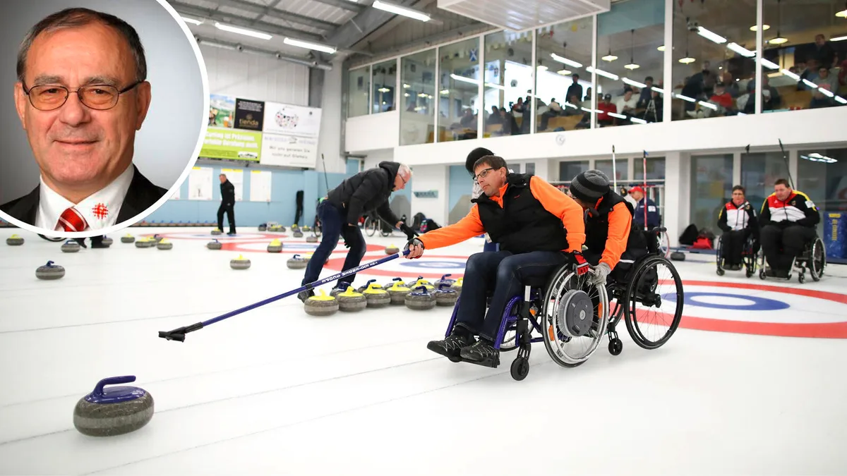 rollstuhlcurling2 Rollstuhlcurling hat in Wetzikon Tradition. Nun findet die WM hier statt.
