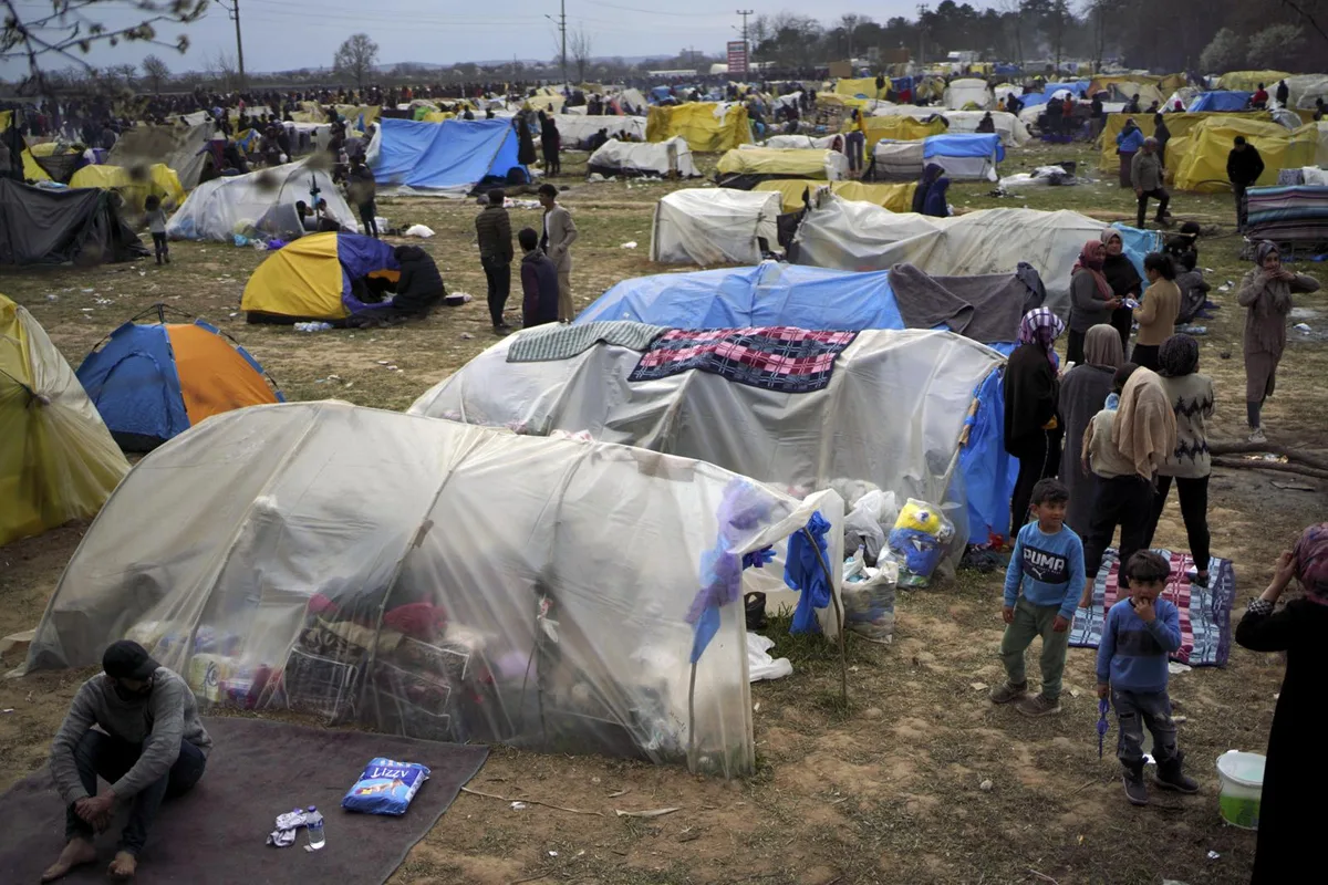 «Die Epidemie wird die Geflüchteten mit voller Härte treffen», sagt David Siems. Im Bild ein Flüchtlingscamp in der Türkei.