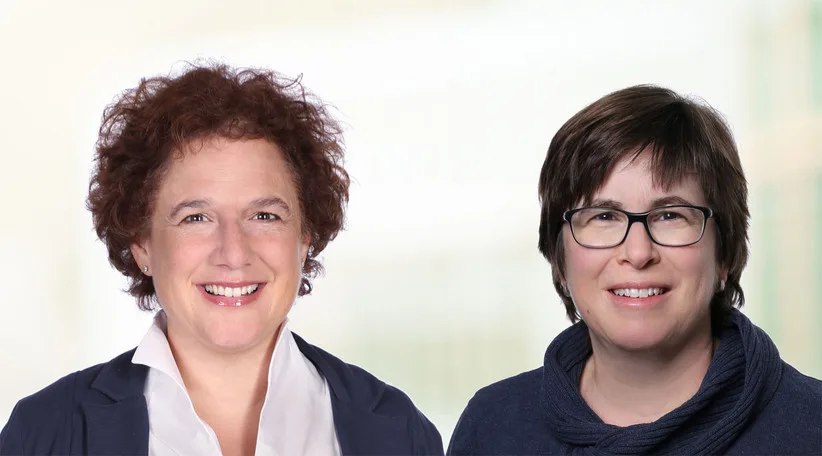csm_news_praesidium2020_9cfed8a5f7 Mary Rauber (links) und Stefanie Müller übernehmen neu gemeinsam das Präsidium der EVP.