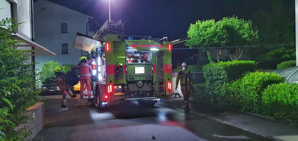 kuechenbrand Der Brand in der Küche konnten die Mieter selbst löschen.