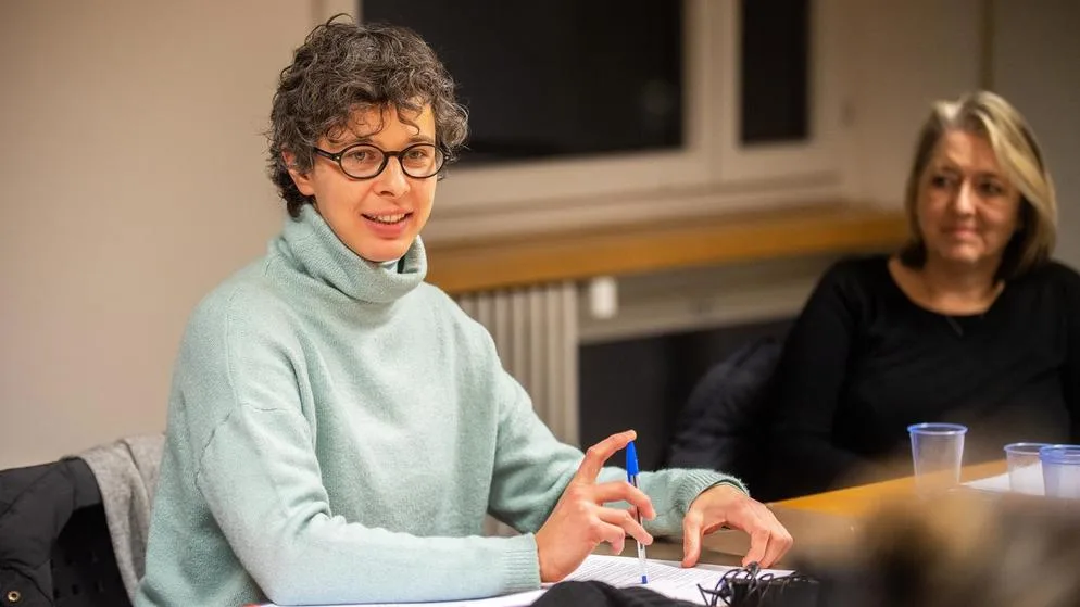 uster_23012019_vernetzungfrauenstreik_sbo_10_preview Salome Schaerer hat sich stark für den Frauenstreik engagiert., Peter Mathis-Jäggi sass bereits von 1998 bis 2006 im Ustermer Gemeinderat.