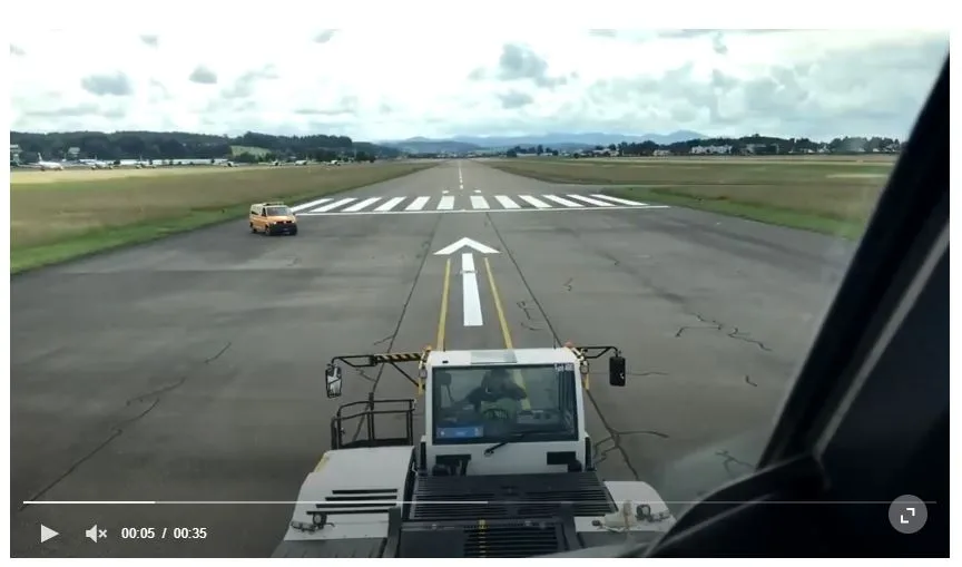 flug_swiss Die Swiss dokumentierte den Flugi-Umzug in einem Video auf Twitter.