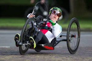 48728727823_69f931939a_o2 Benjamin Früh an der WM 2019 in Emmen., Weltmeister unter sich: Benjamin Früh und Alex Zanardi an der WM von 2017., In den letzten Wochen vor der SM macht Felix Frohofer Intervall-Training., Der Russiker Felix Frohofer gehört an der SM ebenfalls zu den Medaillenkandidaten.
