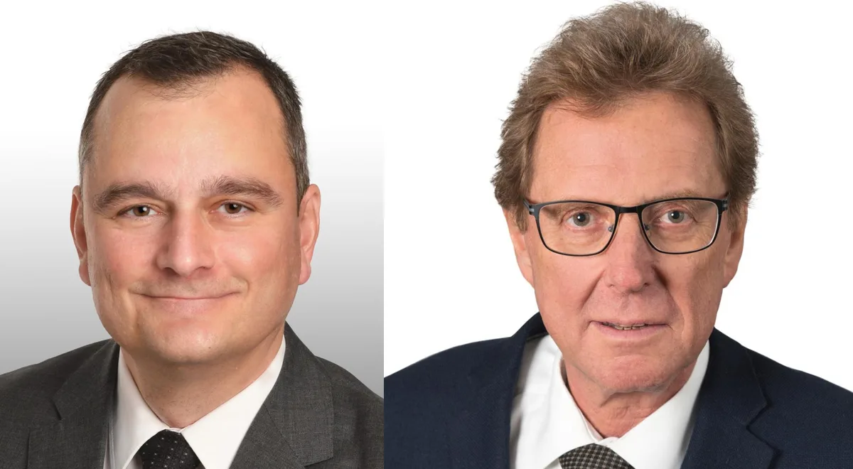 kombo_svp_0 Tobias Infortuna (links) ist der neue Kopf der SVP-Bezirkspartei; Orlando Wyss trat zurück.