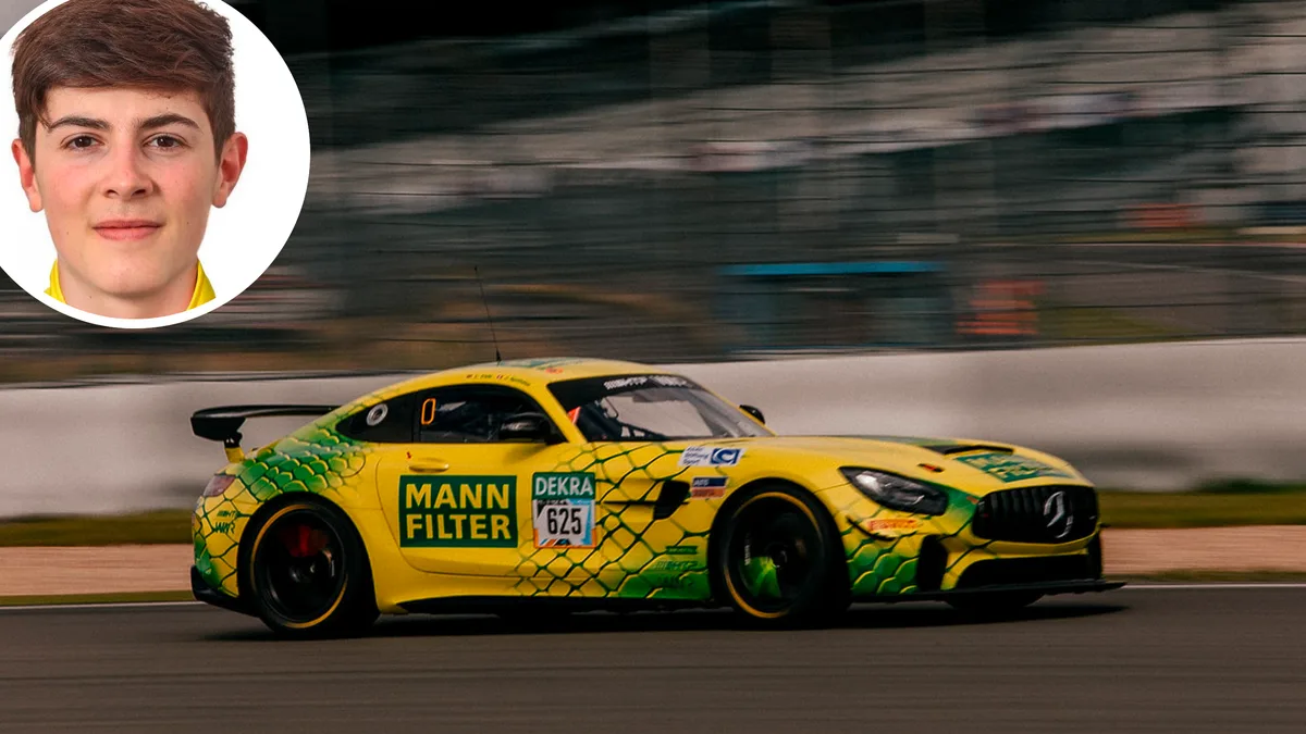 Die «Mamba» auf dem Nürburgring: In diesem auffälligen Auto will Julien Apothéloz den Schritt zum Profi schaffen.