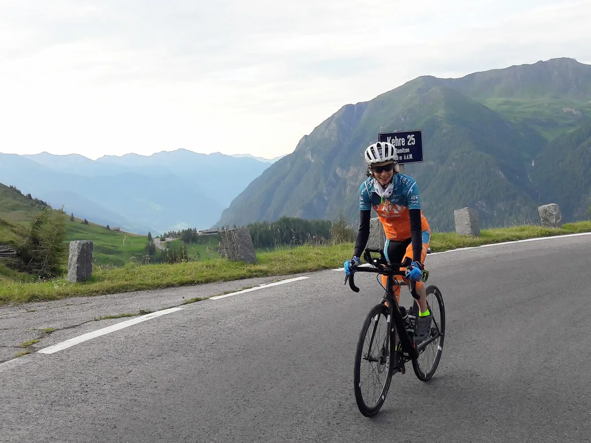 reist In kleinen Happen aufwärts: Nicole Reist am Grossglockner.