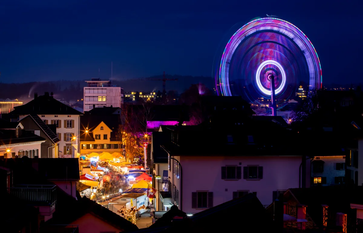 Kein Riesenrad, keine Lichter: Uster bleibt Ende November dunkel. (Archivfoto: Christian Merz)