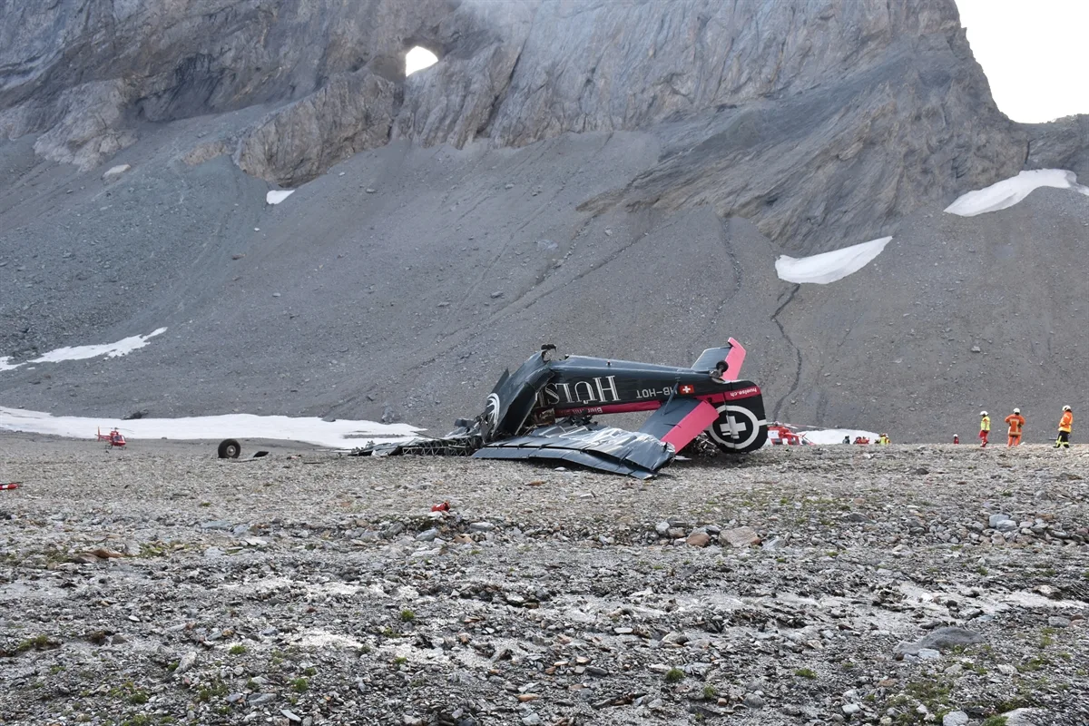 2018-08-05_flims_flugzeugabsturz_ju52_bild1_w_1200_h_0 Laut Sust ist menschliches Versagen die Absturzursache vom 4. August 2018.