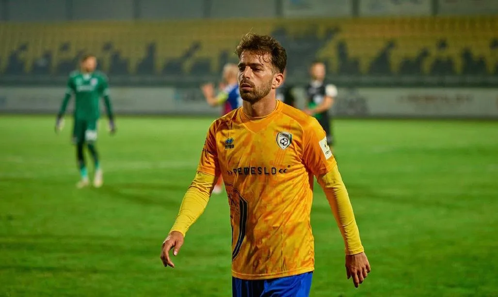 audino1 Der Wetziker Ivan Audino im Einsatz von Trikala., Ivan Audino (stehend, zweiter von rechts) vor einem Testspiel mit Trikala.