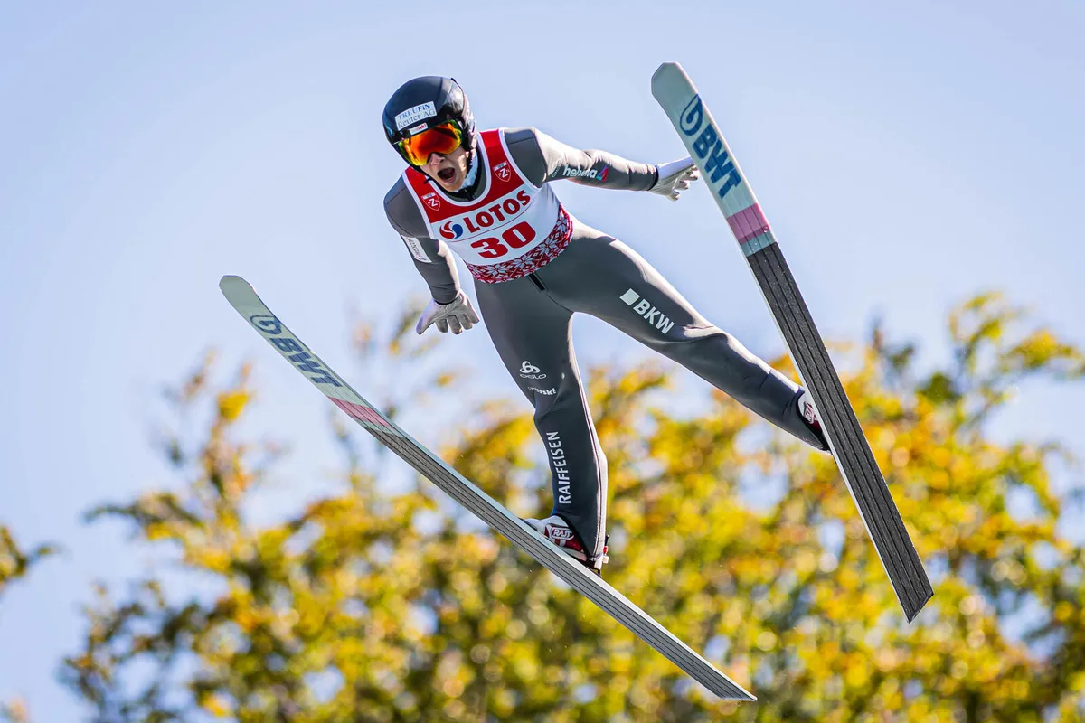 427548613_highres Dominik Peter hatte einen schwierigen Sommer; dennoch sprang er am Continental-Cup so gut wie noch nie.