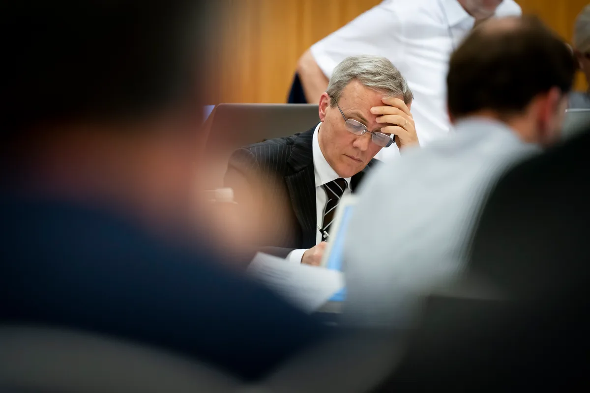 uster_02122019_gemeinderat_crm_35 Stadtrat Cla Famos (FDP) hätte den Steuerfuss trotz Millionenminus auf 91 Prozent belassen wollen.