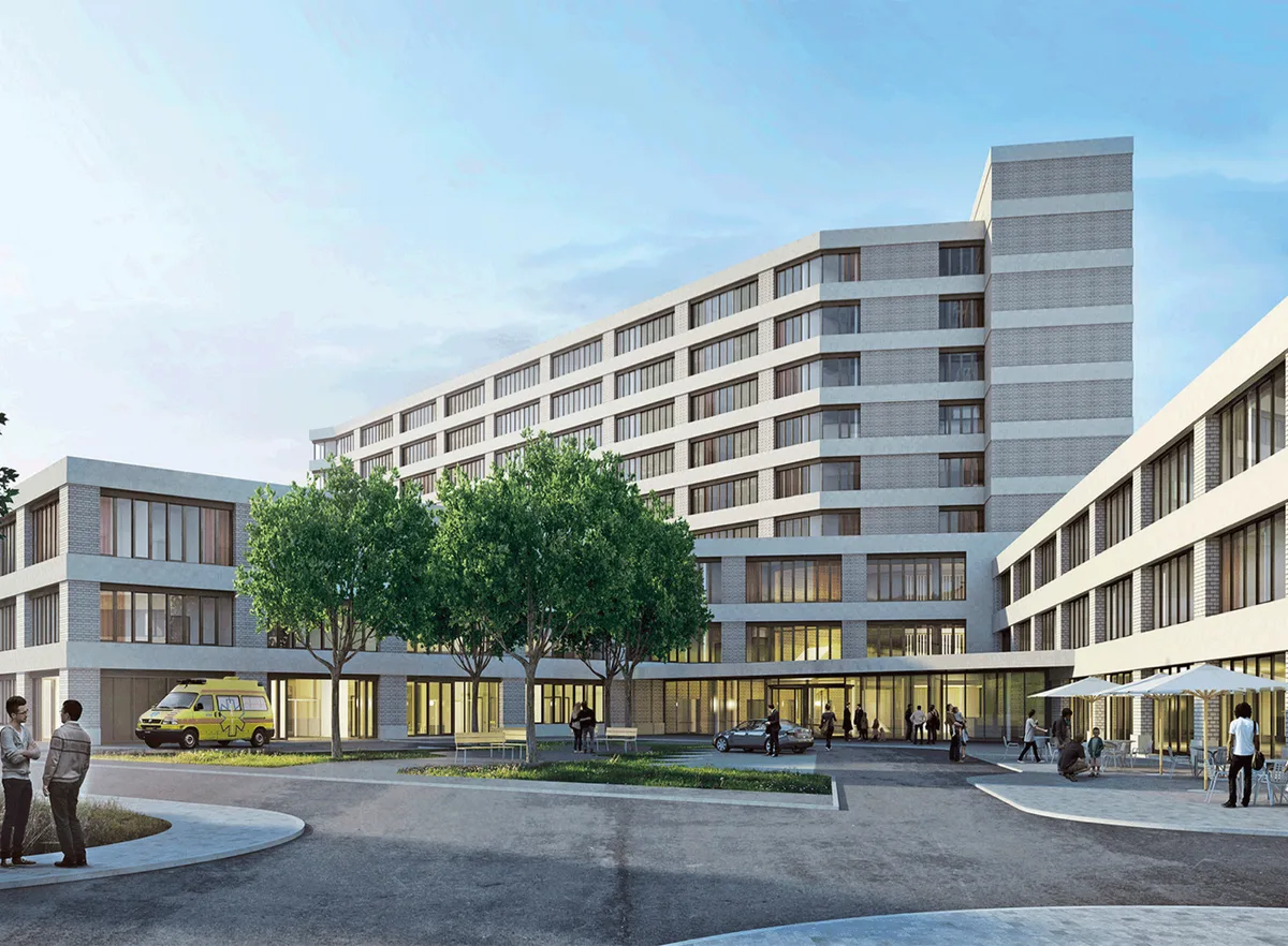 spital_visu2_preview So soll das Spital Uster künftig aussehen. Jetzt wird es weiter im Alleingang geplant.