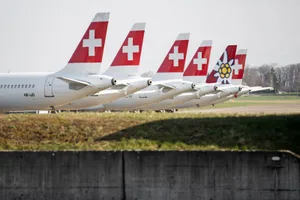 uster_19032020_grounding_crm_7_preview Eingemottete Flugzeuge auf dem Flugplatz Dübendorf: Ein Sinnbild für die Auswirkungen des Lockdown während der Corona-Krise.
