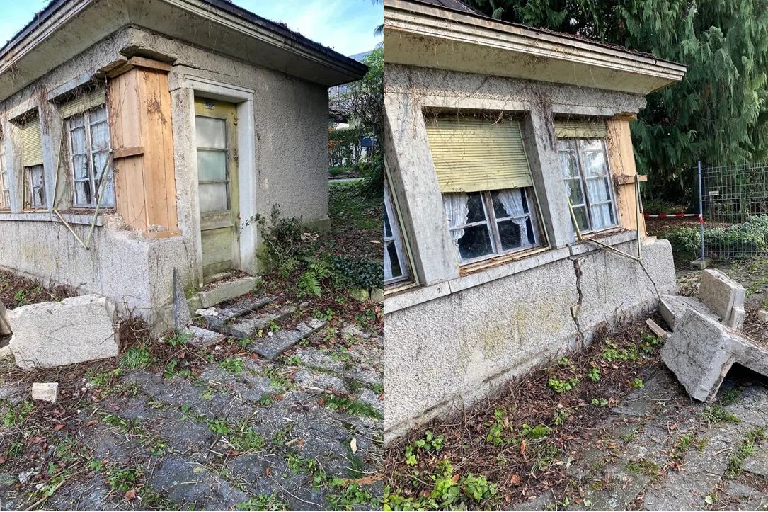 teehaus Kaputte Fenster, Risse in den Mauern: Das Teehaus hat eine Sanierung dringend nötig.
