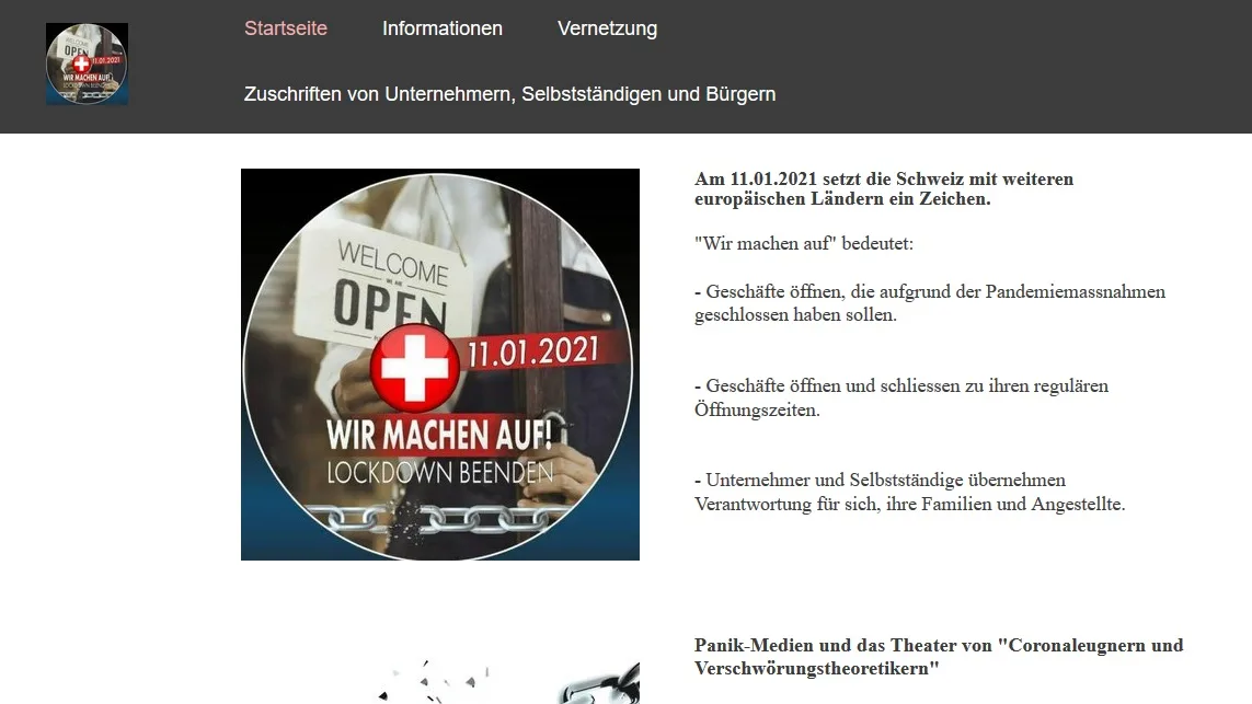 wirmachenauf Im Oberland wurden bislang keine illegal geöffneten Betriebe gefunden.