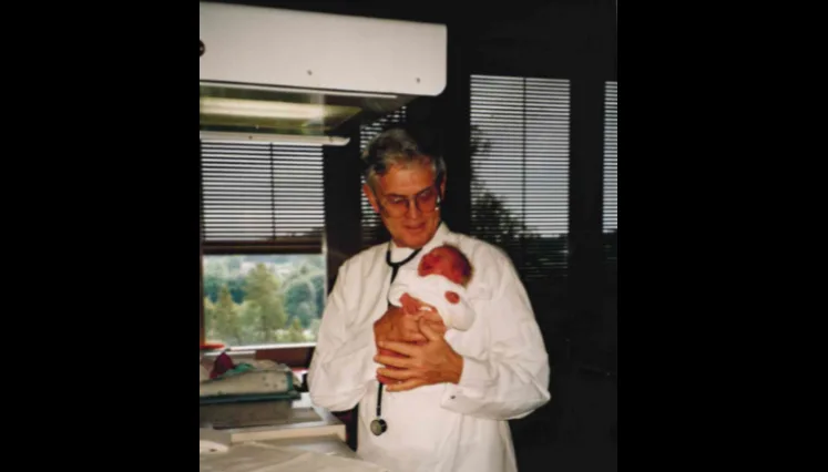 meyer Dr. Med. Richard Meyer-Schläpfer arbeitete über drei Jahrzehnte lang als Kinderarzt in Wetzikon.
