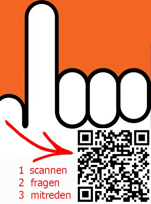 illu_abstimmen_20210218 Über einen QR-Code klinkt man sich in die Fragerunde ein.