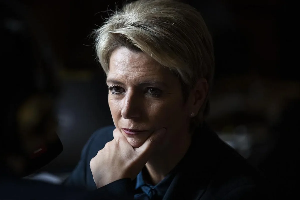 eyt41di2qi59l5vq_nintq «Die Schweiz als Polizeistaat zu bezeichnen, ist absurd»: Justizministerin Karin Keller-Sutter (FDP).