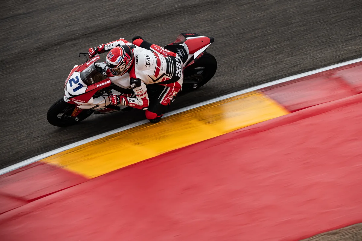 Randy Krummenacher kam in Aragon noch nicht richtig auf Touren.