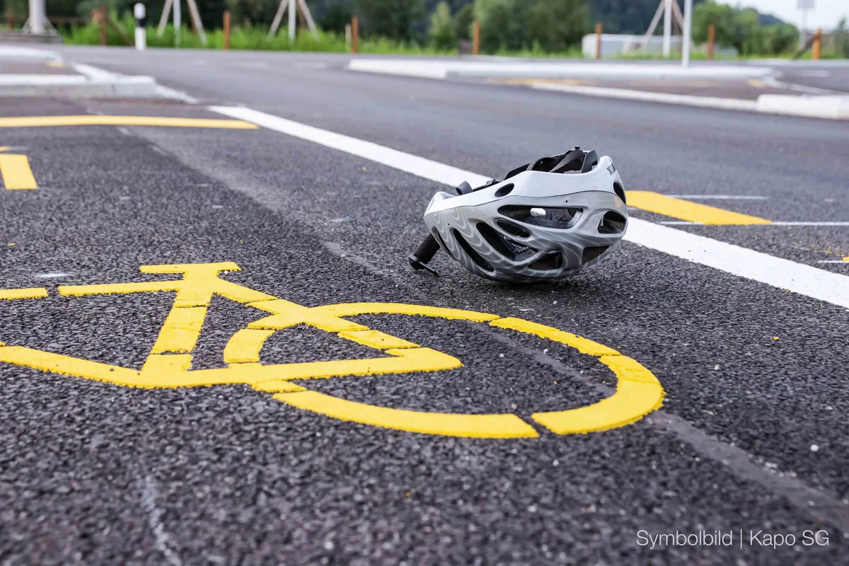 velounfall1 Eine 32-jährige Velofahrerin stürzte in Rapperswil-Jona schwer.