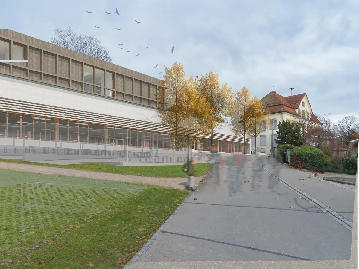 visualisierung_sporthalle_russikon_2 Russikon erhält eine neue Sporthalle inklusive Schulräumlichkeiten. Die Vereine der Gemeinde sind erleichtert.