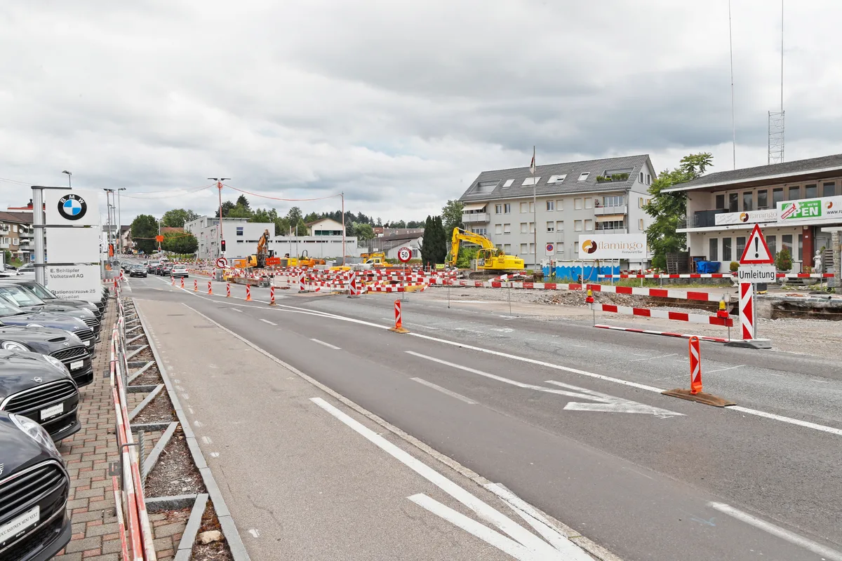 Für die nächsten Monate bleibt die Flamingo-Kreuzung eine Baustelle.
