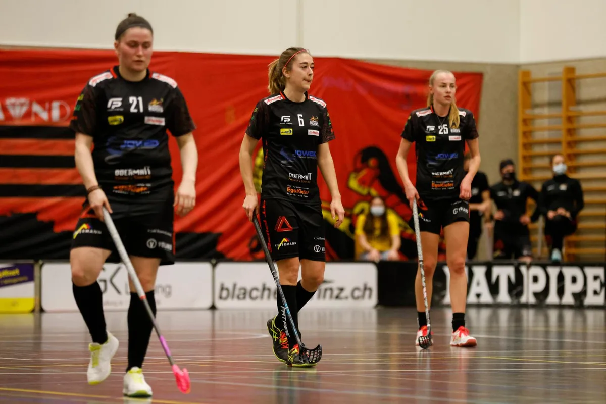 Am Ende mussten die Floorball Riders trotz guter Leistung mit hängenden Köpfen vom Feld.